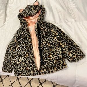 Target- Cat & Jack Cheetah Fur Coat